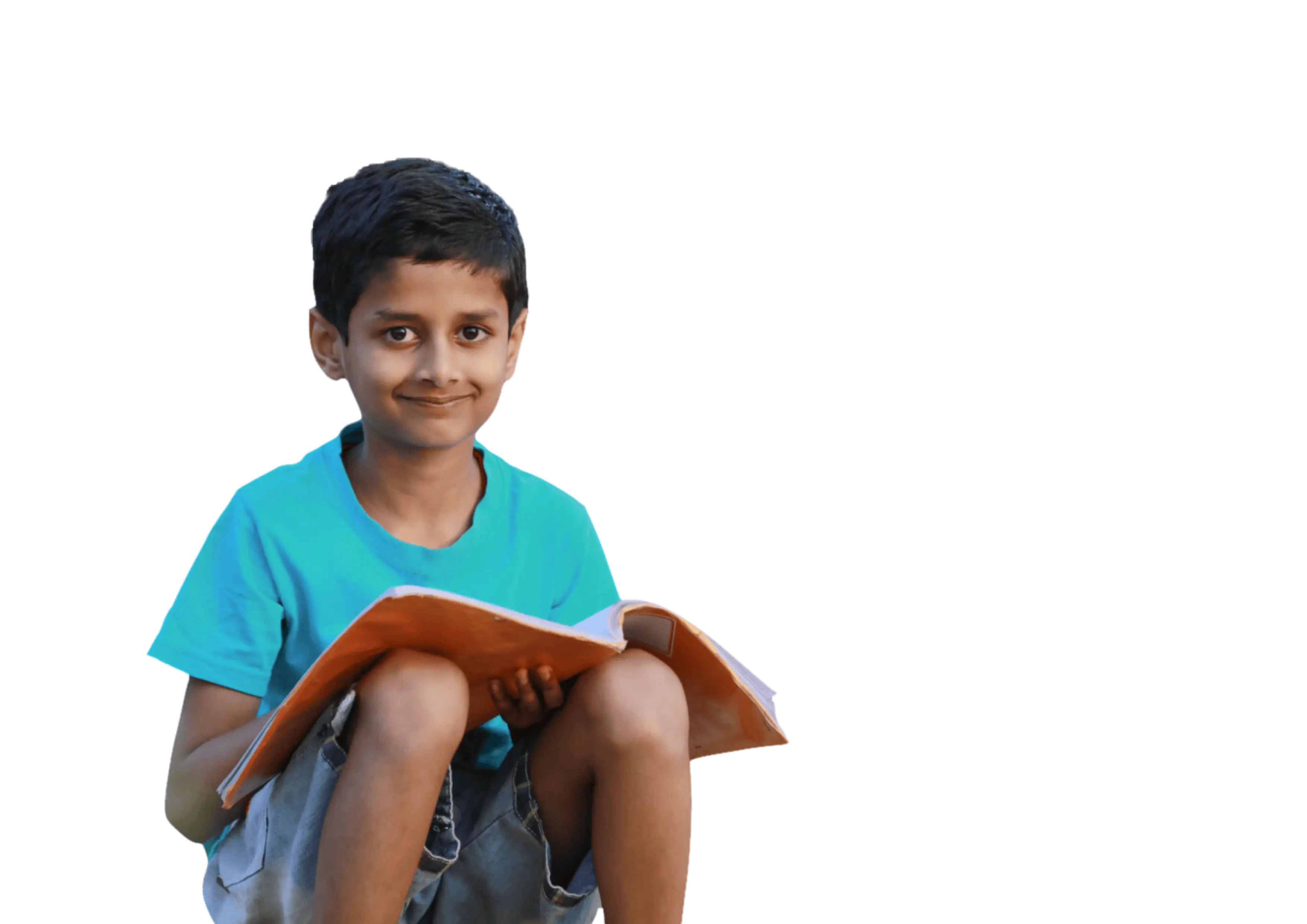 Boy reading